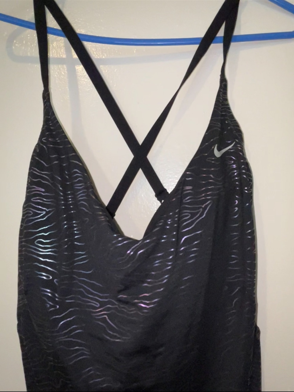 Nike Black/ iridescent One-Piece Swimsuit Nessa - Picture 9 of 16